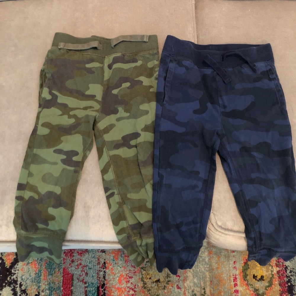 SOLD 2 Pairs Of gap Camo pants